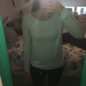 Victoria Secret Cute basic teal long sleeve shirt